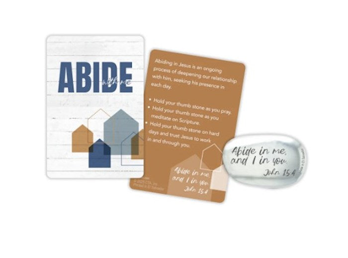 Thumb Stone &amp; Card-Abide With Me