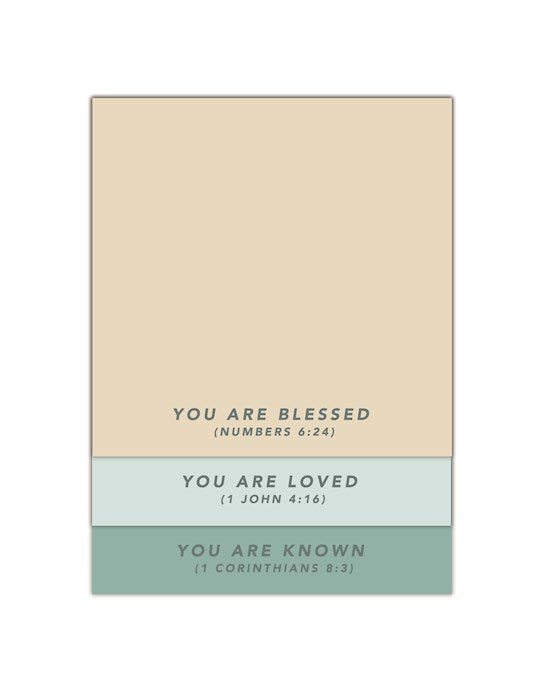 Notepad-Tri Stacked-Be Blessed