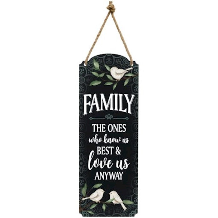 Metal Wall Decor-Family (6.5" x 18")