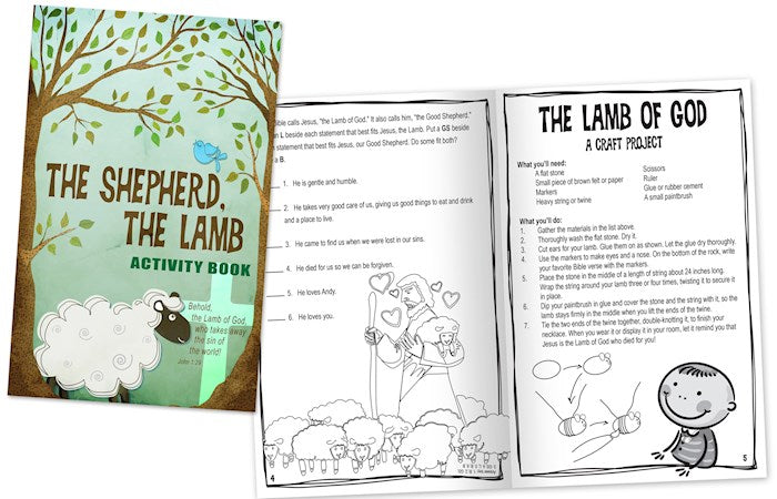 The Shepherd The Lamb Activity Book (Pack Of 12)