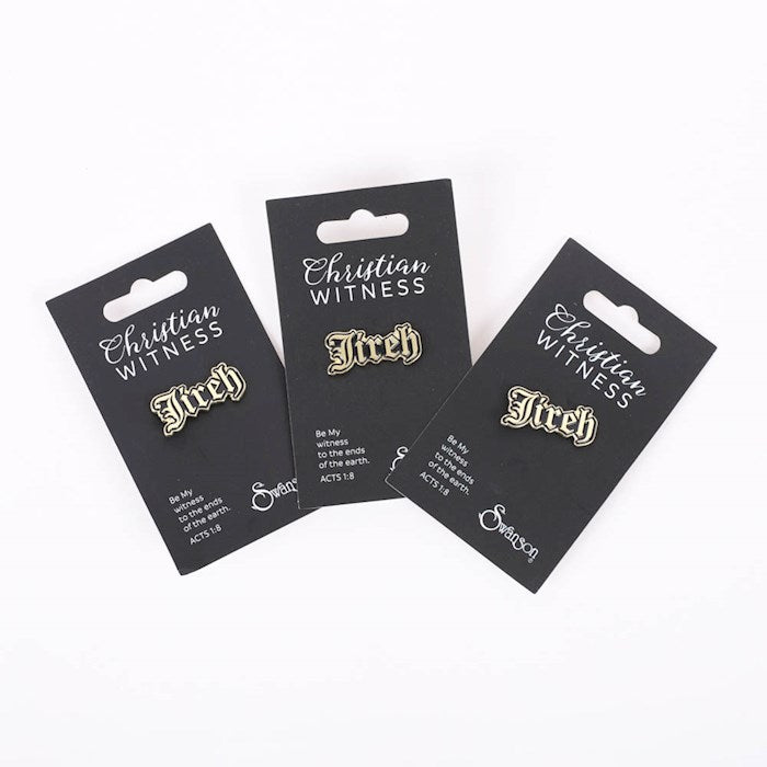 Lapel Pin-Jireh-Gold (1 1/8") (Pack Of 3)