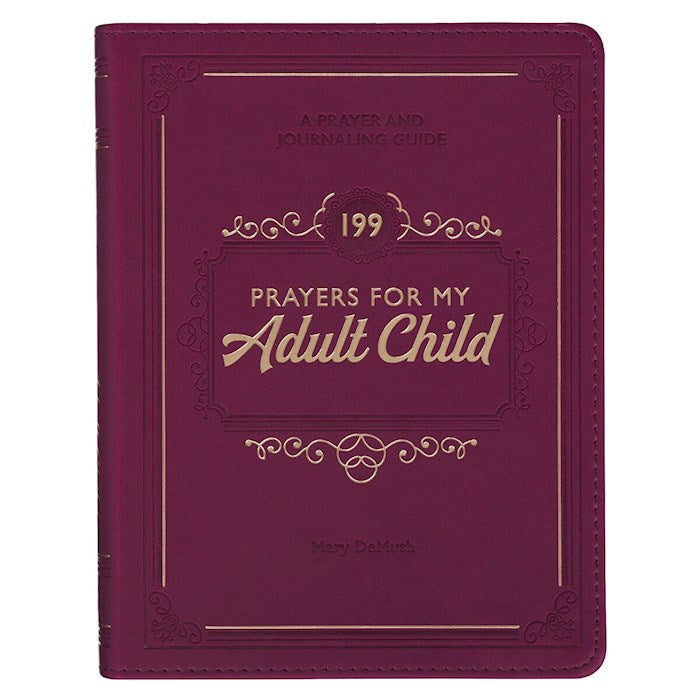 199 Prayers For My Adult Child-Plum Faux Leather
