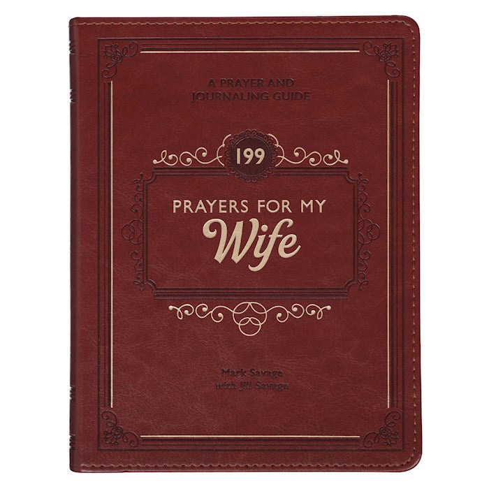 199 Prayers For My Wife-Saddle Tan Faux Leather