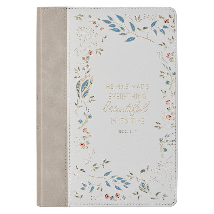 Journal Classic-Everything Beautiful Ecc. 3:11-Beige/Cream