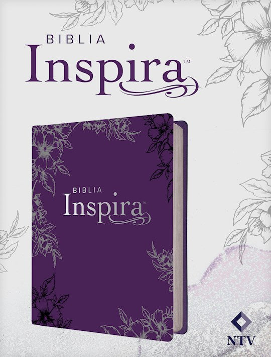 NTV Biblia Inspira con Filament (NLT Inspire Bible Filament Enabled)-Lavender Hardcover LeatherLike