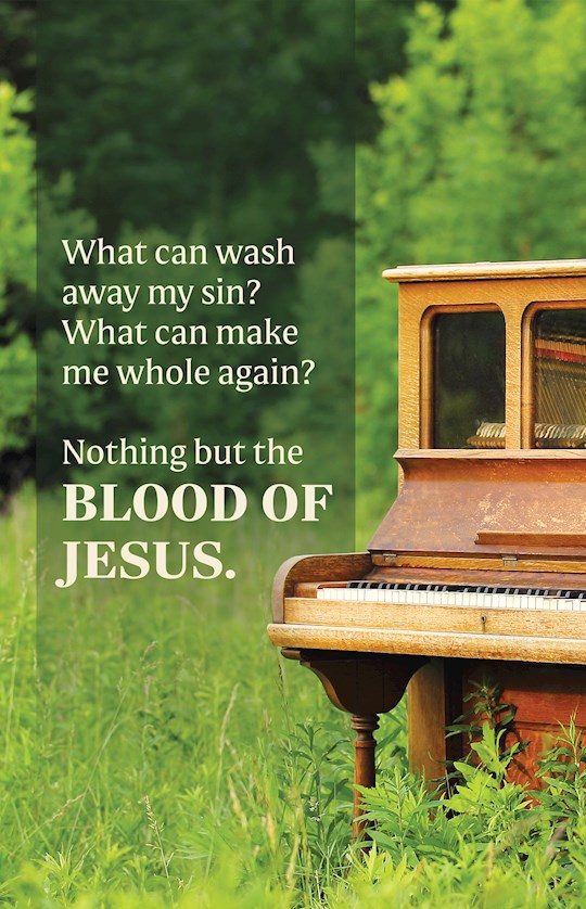 Bulletin-Nothing But The Blood Of Jesus (Pack Of 100)