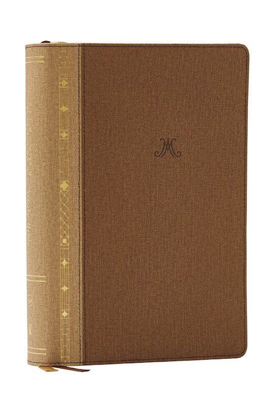 NKJV Alexander Maclaren Study Bible (Comfort Print)-Brown Leathersoft