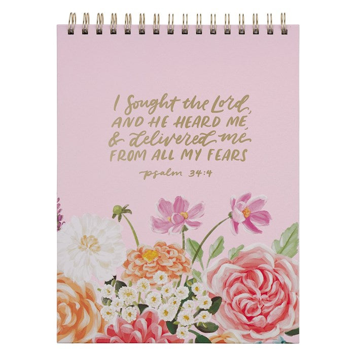 Wirebound Notepad-I Sought the Lord Ps. 34:4