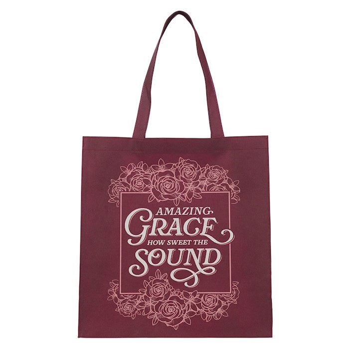 Tote-Amazing Grace-Burgundy