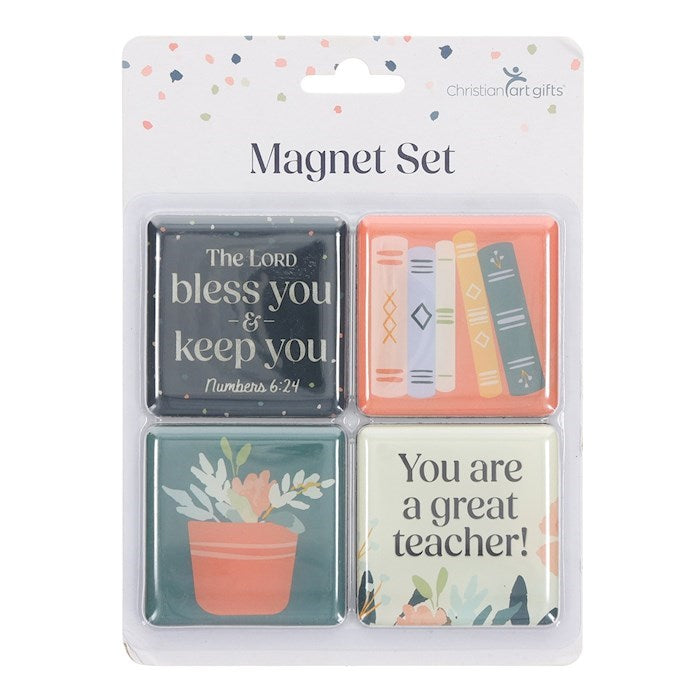 Magnet Set-The Lord Bless You &amp; Keep You Assortment (Numbers 6:24) (4 Various Styles)
