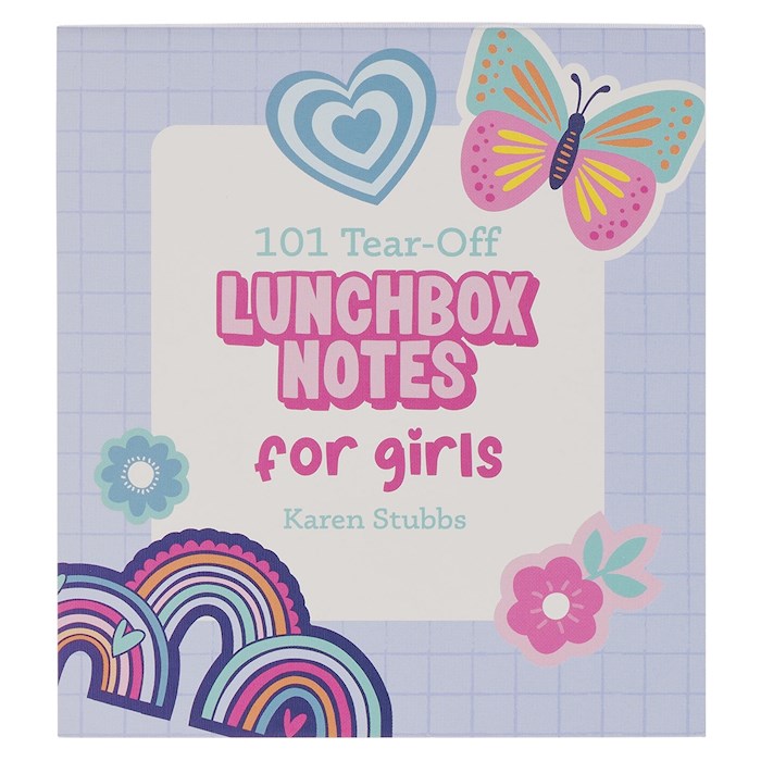 101 Tear-Off Lunchbox Notes For Girls-Purple