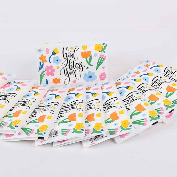 Tissue Pack-God Bless (Numbers 6:24-26)-Pocket Size (12 Packs)
