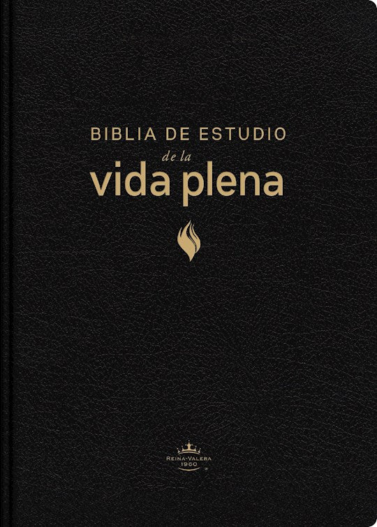 RVR 1960 Biblia de Estudio de la Vida Plena Edicion Clasica (Full Life Study Bible)-Black Leathersoft Indexed