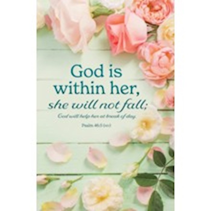 Bulletin-God Is Within Her She Will Not Fall/Women&