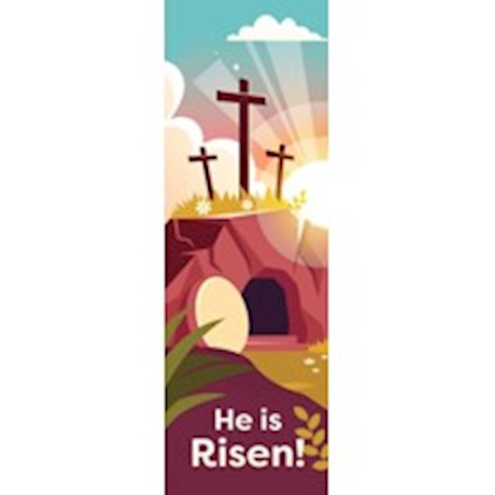 Bookmark-He Is Risen!-Kids (Luke 24:34 KJV) (Pack Of 25)