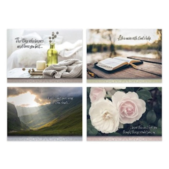 Boxed Card-God Is With You Assorted Encouragement (KJV) (Box Of 12)