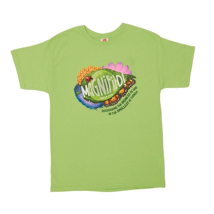 VBS-Magnified!: Adult Theme T-Shirt Size Small (Size 34-36)-Green (2025)