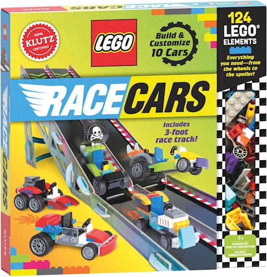 LEGO Elements-Race Cars (Ages 8+) (10 Cars &amp; 3 Foot Track)