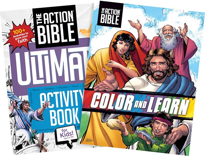 The Action Bible Ultimate Coloring &amp; Activity Pack (2-In-1)