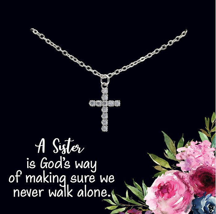 Necklace-Eden Merry-Cross-A Sister Is...