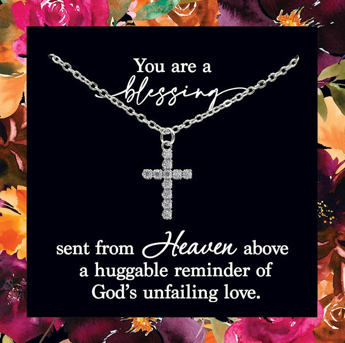 Necklace-Eden Merry-Cross-You Are A Blessing