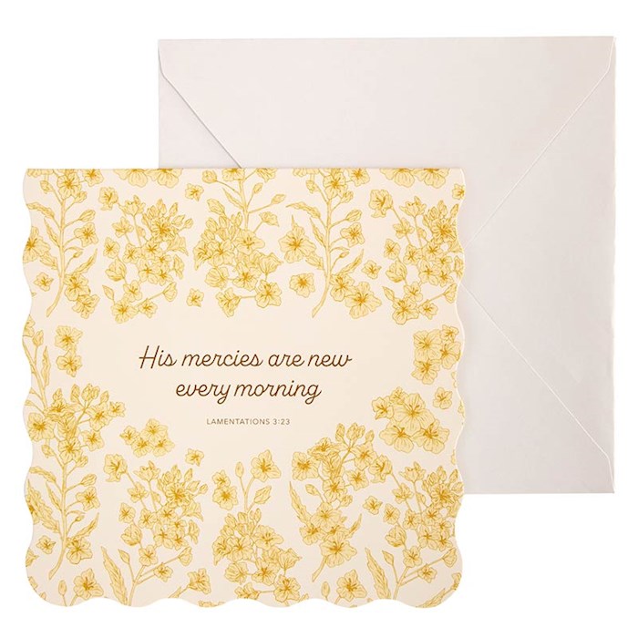 Boxed Card Set-His Mercies (Box Of 12)