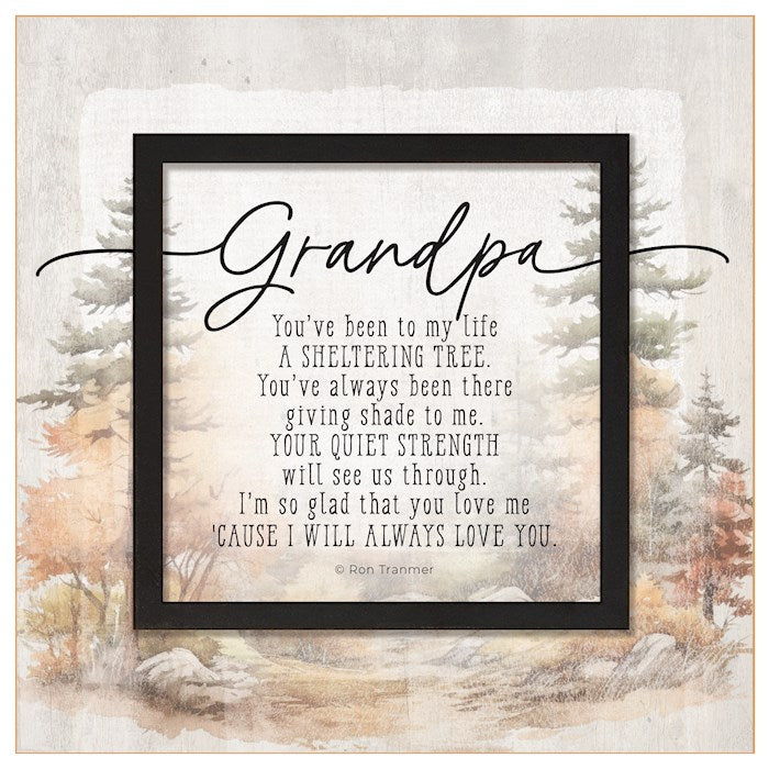 Plaque-Layered Grace-Grandpa (6 x 6)