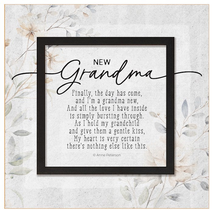 Plaque-Layered Grace-New Grandma (6 x 6)