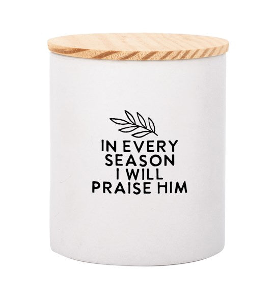 Canister-In Every Season W/ Lid