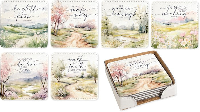 Coaster Set-Landscape Assorted (Set of 6)