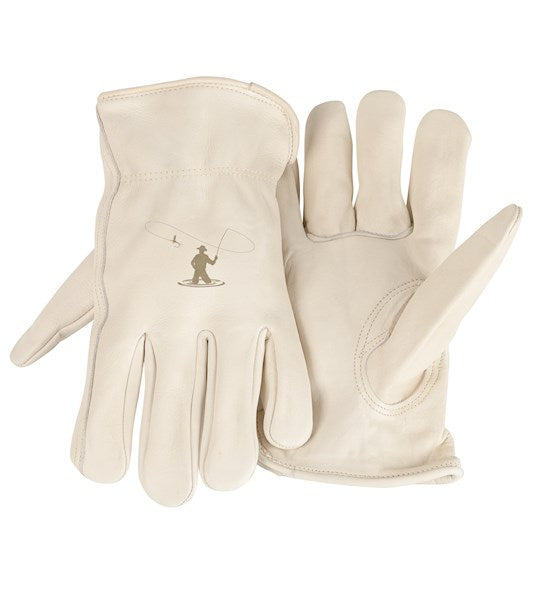 Gloves-Unlined-Fly Fishing-White(X-Large)