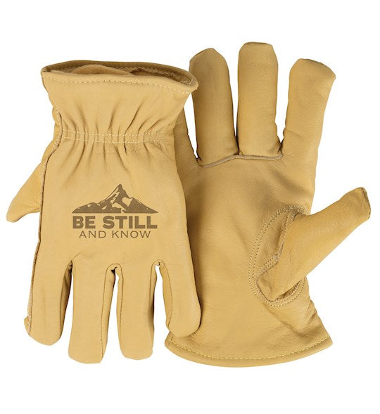 Gloves-3M Thinsulate-Be Still &amp; Know-Tan (Large)