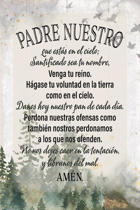 Spanish Plaque-Our Father (Padre Nuestro) (4 x 6)