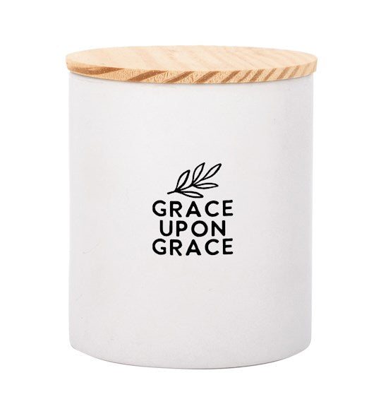 Canister-Grace Upon Grace W/ Lid