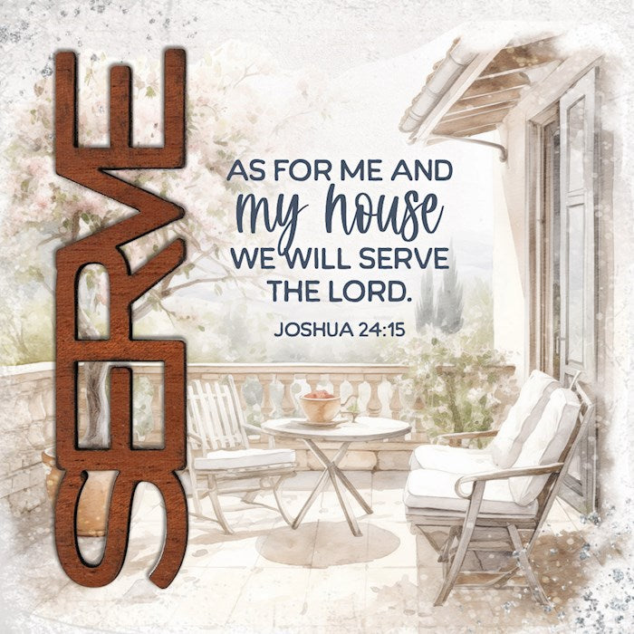 Magnet-Crafted Remindables-Serve-As For Me &amp; My House (3.5 Sq)