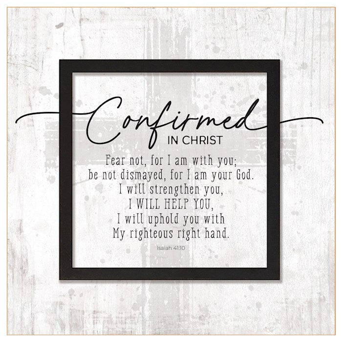 Plaque-Layered Grace-Confirmed In Christ (6 x 6)