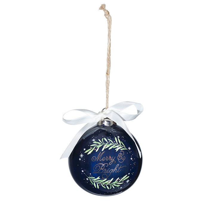Ornament-Merry &amp; Bright (3.1 Dia Round)