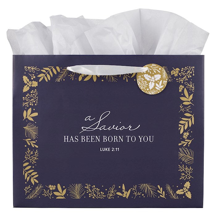 Gift Bag-Large Landscape-A Savior Has Been Born Luke 2:11