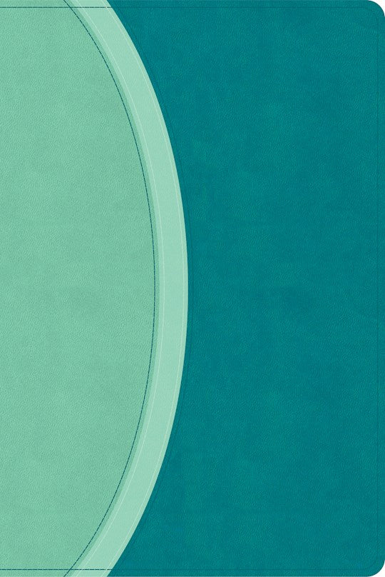 CSB Rainbow Study Bible (Limited Edition)-Teal LeatherTouch