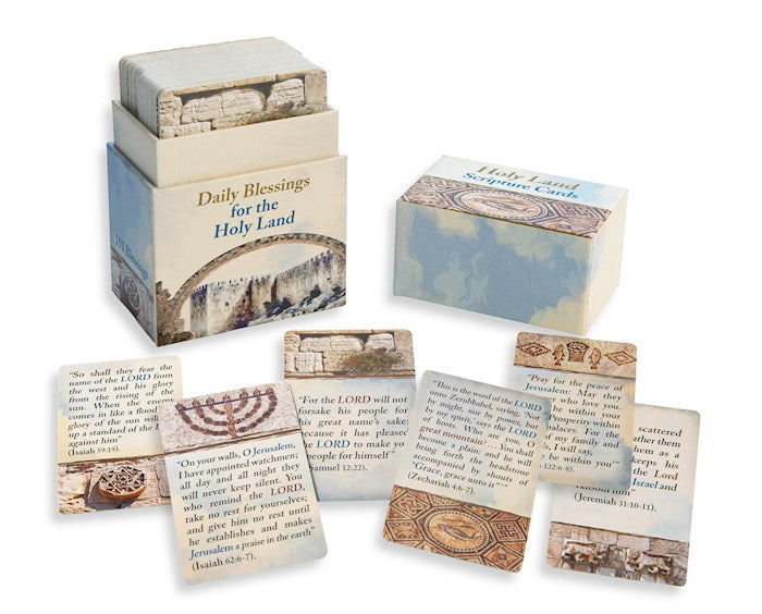 Box Of Daily Blessings For The Holy Land (100 Cards) (