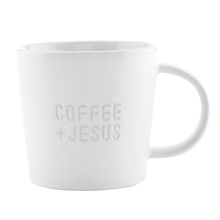 Mug-Coffee + Jesus (14 Oz)