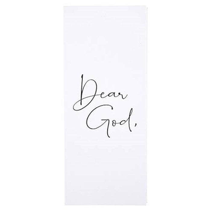 Notepad-Dear God (9" x 3.75")