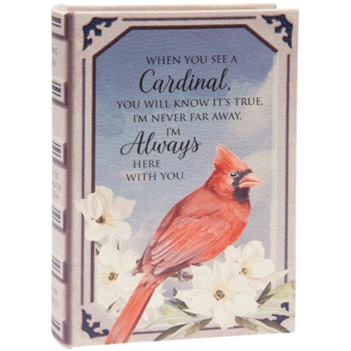 Decorative Book Box-When You See A Cardinal (6" x 8.75" x 2") (