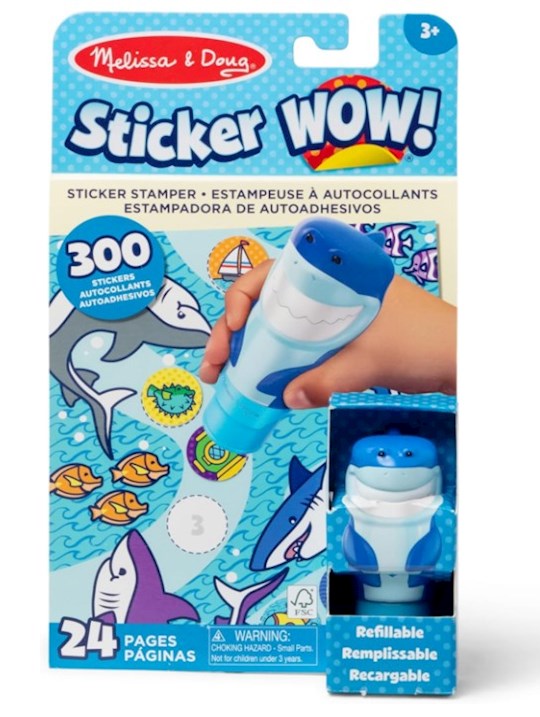 Sticker Wow! Activity Pad &amp; Sticker Stamper-Shark (Ages 3+)