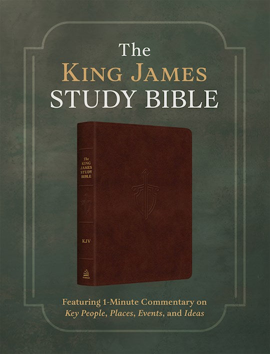 KJV The King James Study Bible-Brown Imitation Leather