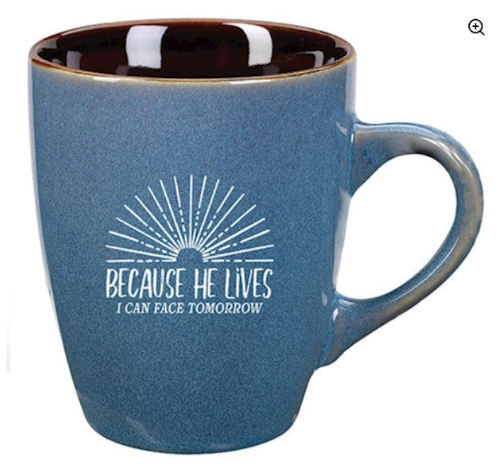 Mug-Because He Lives (12 Oz)