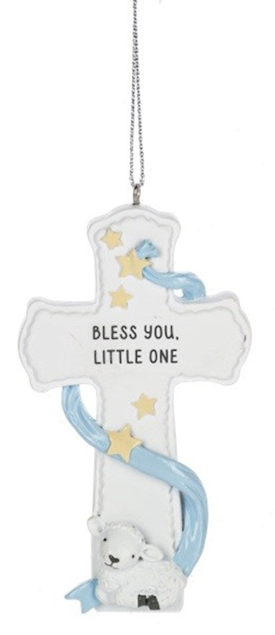 Ornament-Baptism-Bless You Little One (2.25" x 4.375") (PUB OUT OF PRINT)