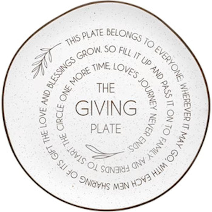 Plate-The Giving Plate-10.5" Ceramic (