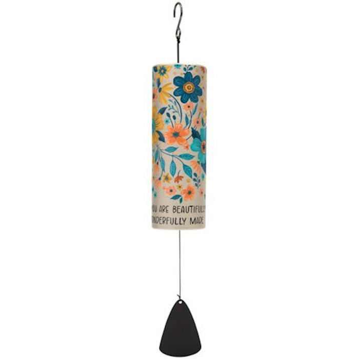 Wind Chime-Mini Cylinder Sonnet-Wonderfully Made-Gift Boxed (12 1/2" Long)