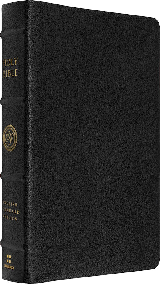 Esv Heirloom Bible Gloria Dei Legacy Edition/Single Column*-Black Goatskin Full Yapp